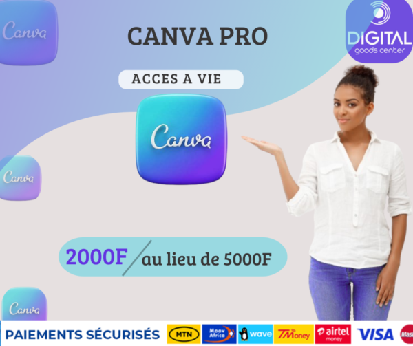 CANVA PRO : Accès à Vie